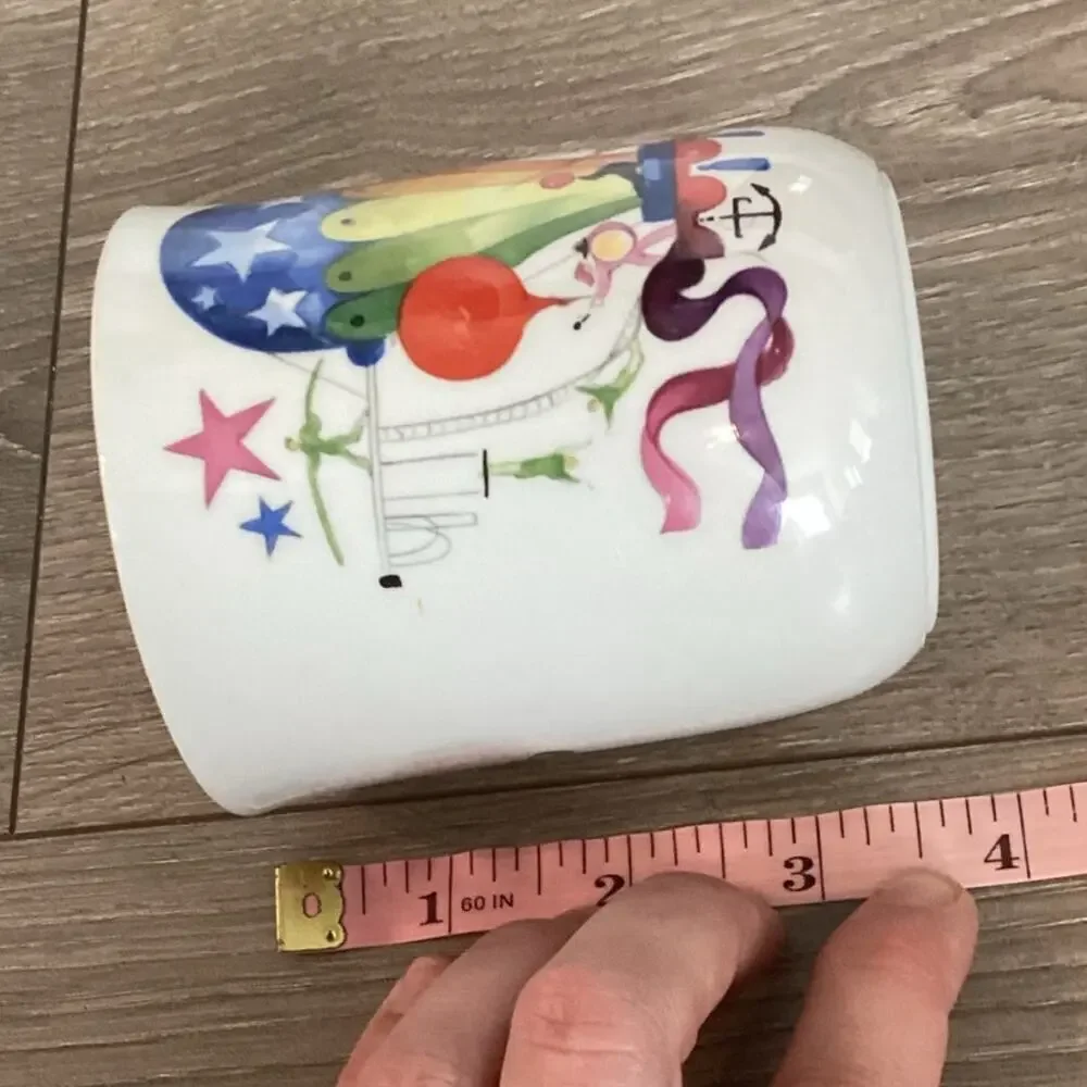 Vtg Villeroy and Boch Le Ballon Jean Mercier Vitro Porcelain 8 Oz Coffee Mug Cup